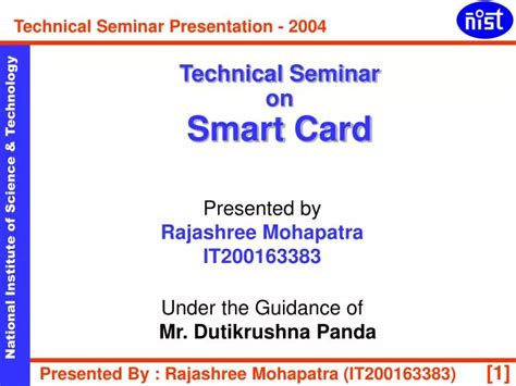 smart card id ppt download|smart card seminar.